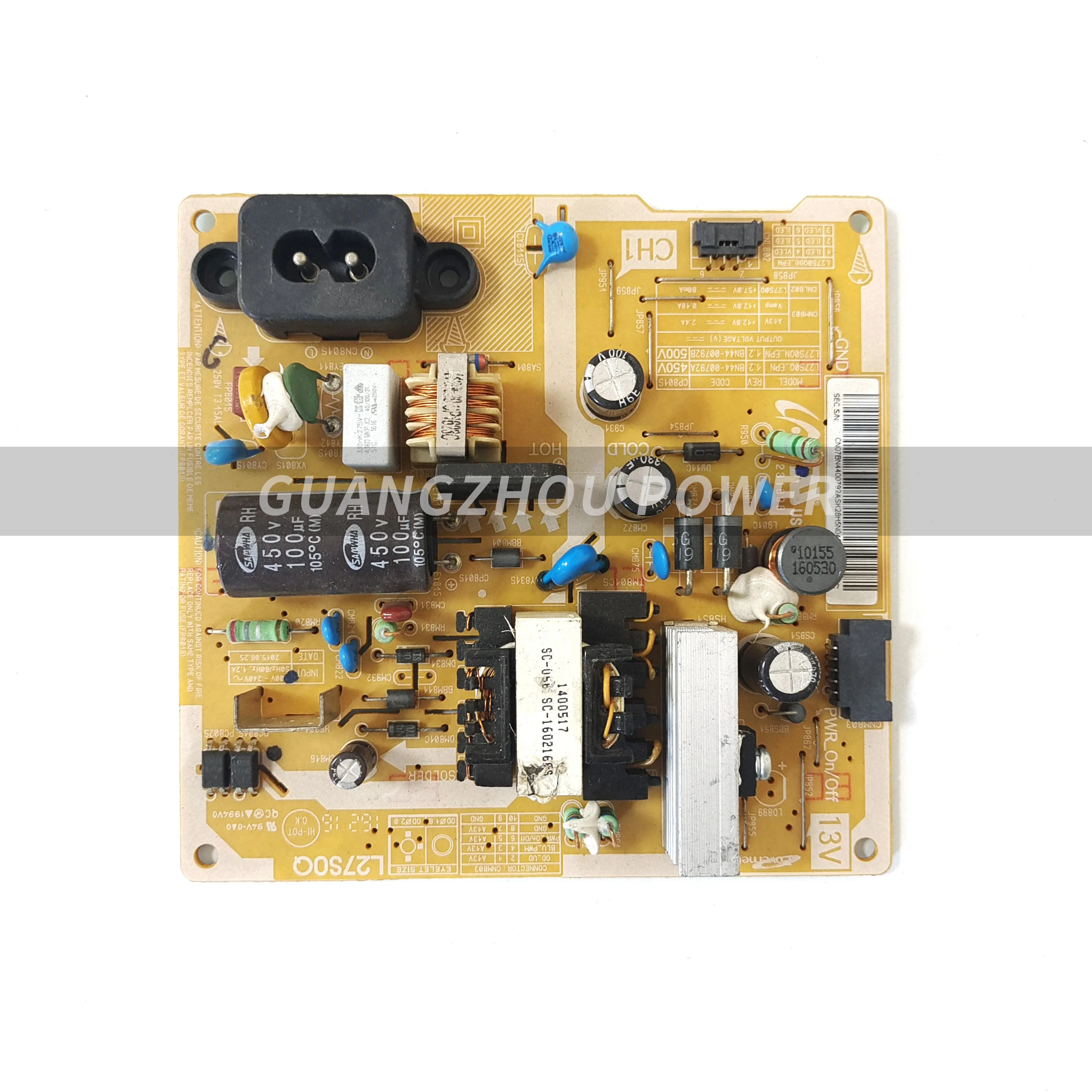 Original Equipment Power Board For BN44-00792A L27S0Q-EPN /BN44-00792B L27S0QN-EPN
Original Equipment Power Board For BN44-00792A L27S0Q-EPN /BN44-00792B L27S0QN-EPN