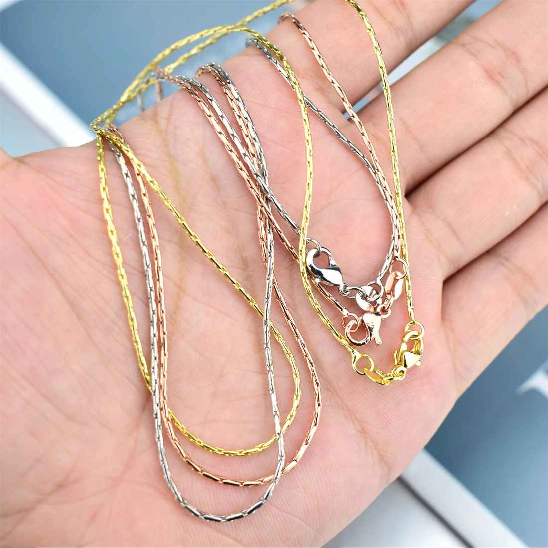 Gold-plated stainless steel beads men's and women's chain necklace anklet bracelet making Necklace Bracelet Jewelry
Gold-plated stainless steel beads men's and women's chain necklace anklet bracelet making Necklace Bracelet Jewelry