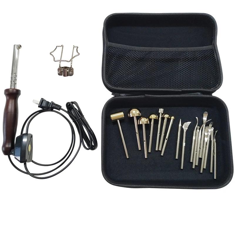 Flower making tools set 110V/220V flower ironing machine 17 heads iron set cloth flower leather tools Leather carving DIY
Flower making tools set 110V/220V flower ironing machine 17 heads iron set cloth flower leather tools Leather carving DIY