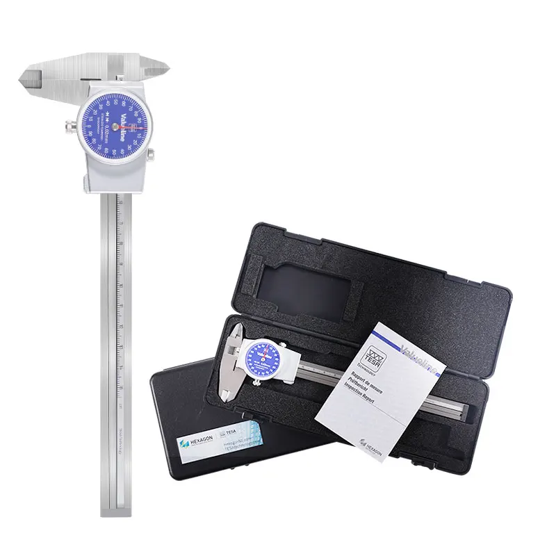 TESA valueline Measuring range 0-150/200/300mm graduation 0.01/0.02mm Dial Calipers
TESA valueline Measuring range 0-150/200/300mm graduation 0.01/0.02mm Dial Calipers