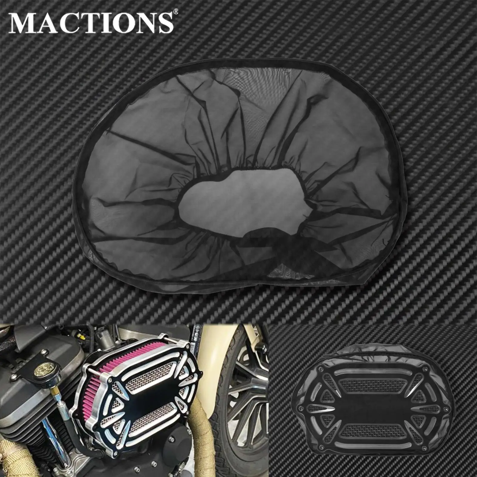 1XMotorcycle Air Filter Air Cleaner Rain Sock Black Protective Cover Waterproof Dustproof Breathable For Harley Sportster Dyna
1XMotorcycle Air Filter Air Cleaner Rain Sock Black Protective Cover Waterproof Dustproof Breathable For Harley Sportster Dyna