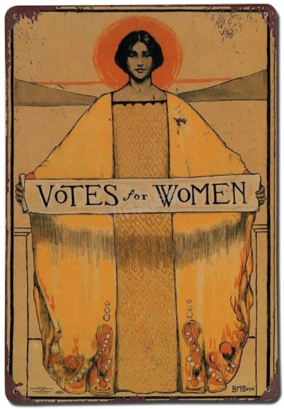 Vintage Retro Poster Metal Sign Votes for Women Vintage Propaganda Home Wall Decor,8 X 12 Inch
Vintage Retro Poster Metal Sign Votes for Women Vintage Propaganda Home Wall Decor,8 X 12 Inch