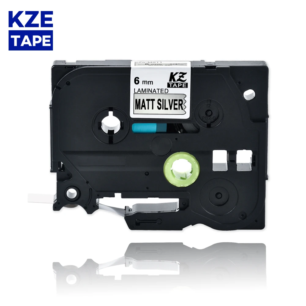 6mm TzeM911 Black on Matt Silver Laminated Label Tape Cassette Cartridge label ribbon Tze-M911 tze-m911 tzem911 for P-touch
6mm TzeM911 Black on Matt Silver Laminated Label Tape Cassette Cartridge label ribbon Tze-M911 tze-m911 tzem911 for P-touch