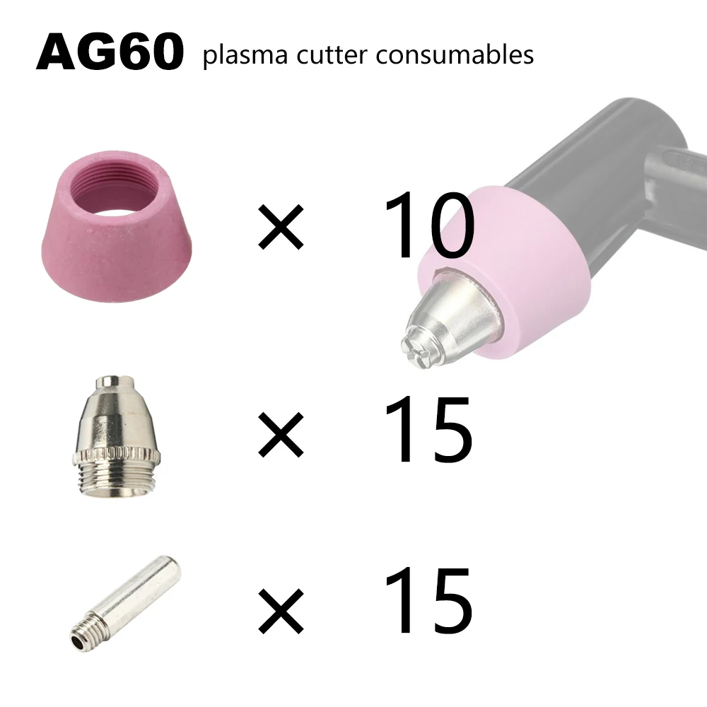 SG-55 AG-60 Air Plasma KIT сопло и электрод наконечники 70Amp для плазменной резки фонарь для резки расходные материалы 40 шт
SG-55 AG-60 Air Plasma KIT сопло и электрод наконечники 70Amp для плазменной резки фонарь для резки расходные материалы 40 шт
