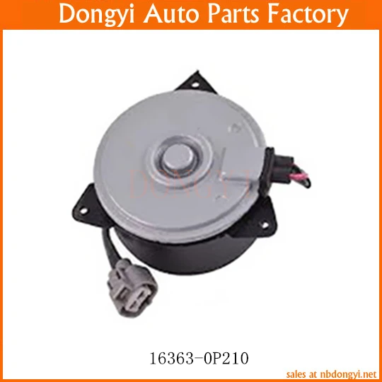 Auto Air Conditioner Cooling Electric Fan Motor 16363-0P210 163630P210
Auto Air Conditioner Cooling Electric Fan Motor 16363-0P210 163630P210