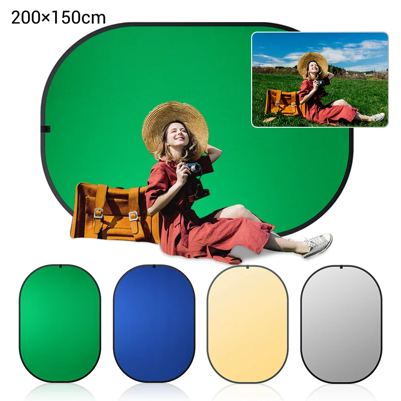 200x150CM Chroma key Cotton Backdrop 4 Color in 1 Collapsible Photography background For YouTube Video Photo Studio Green Screen
200x150CM Chroma key Cotton Backdrop 4 Color in 1 Collapsible Photography background For YouTube Video Photo Studio Green Screen