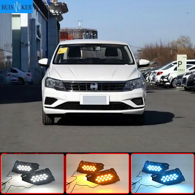 2PCS LED Daytime Running Light For Volkswagen VW Jetta 2017-2019 Dynamic Yellow Turn Signal Relay 12V Car DRL Lamp
2PCS LED Daytime Running Light For Volkswagen VW Jetta 2017-2019 Dynamic Yellow Turn Signal Relay 12V Car DRL Lamp