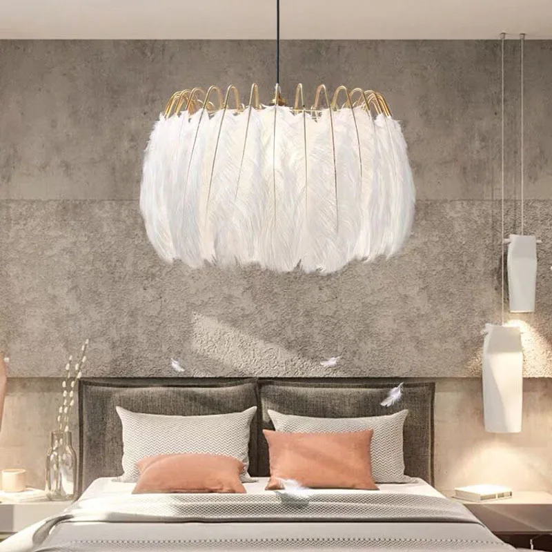 Europe Creative White Feather Romantic Pendant Light Lighting for Living Dining Room Bedroom Restaurant Indoor Decoration Lamps
Europe Creative White Feather Romantic Pendant Light Lighting for Living Dining Room Bedroom Restaurant Indoor Decoration Lamps