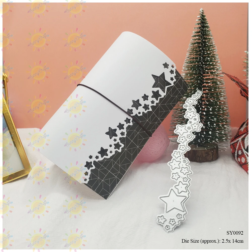 Stars Greeting Card Border Cutting Dies for DIY Scrapbooking Album Cardmaking Decorative Embossing Making Photo Paper Craft Gift
Stars Greeting Card Border Cutting Dies for DIY Scrapbooking Album Cardmaking Decorative Embossing Making Photo Paper Craft Gift