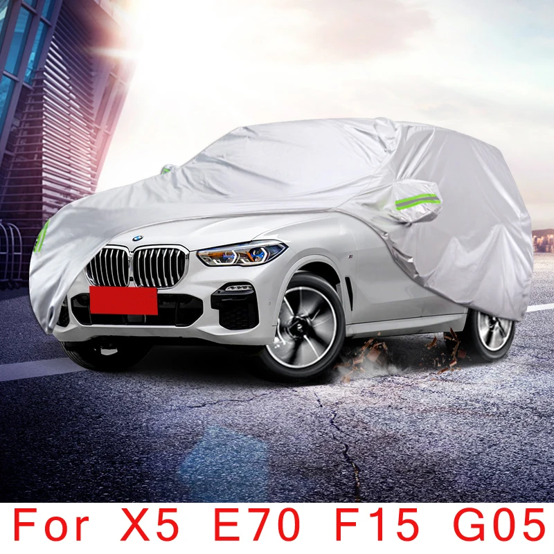 Full Car Covers Outdoor Sun UV Protection Dust Rain Snow Oxford cloth Protective For BMW X5 E70 F15 G05 Accessories
Full Car Covers Outdoor Sun UV Protection Dust Rain Snow Oxford cloth Protective For BMW X5 E70 F15 G05 Accessories
