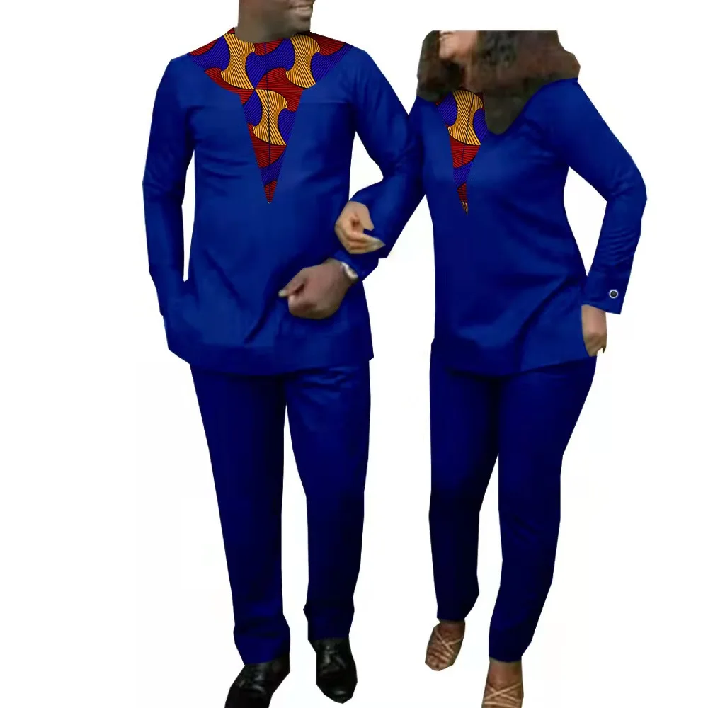 African Clothing for Couple Dashiki Print Ankara Men`s 2 Piece Set Women Set Shirt and Pant Suit Outfits Bazin Riche Couples
African Clothing for Couple Dashiki Print Ankara Men`s 2 Piece Set Women Set Shirt and Pant Suit Outfits Bazin Riche Couples