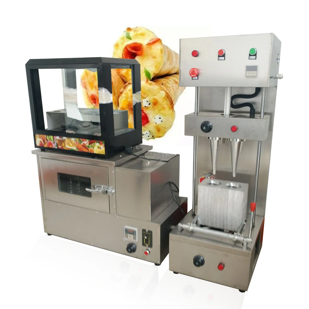 Pizza Molding Machine with Three-Piece Sets 2 Heads Conch Shape Sweet Pizza Cone Maker Ice Cream Cone Making Machine
Pizza Molding Machine with Three-Piece Sets 2 Heads Conch Shape Sweet Pizza Cone Maker Ice Cream Cone Making Machine