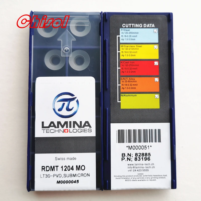 CNC Carbide Milling Inserts RDMT1204MO LT30 High Quality RDMT 1204 MO LT30 Mill Blade Tips Cutter
CNC Carbide Milling Inserts RDMT1204MO LT30 High Quality RDMT 1204 MO LT30 Mill Blade Tips Cutter