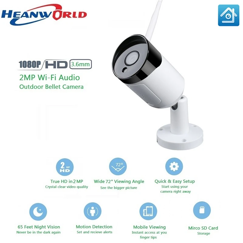 2MP WiFi камера наружная 1080P SD слот IP камера Full HD домашняя камера безопасности беспроводная водонепроницаемая камера видеонаблюдения IP камера P2P
2MP WiFi камера наружная 1080P SD слот IP камера Full HD домашняя камера безопасности беспроводная водонепроницаемая камера видеонаблюдения IP камера P2P