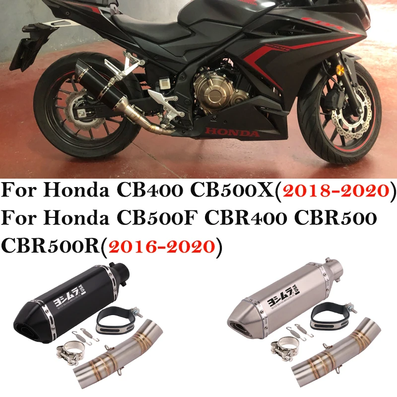 Slip On For Honda CB400 CBR400 CB500F CB500X CBR500 CBR500R Motorcycle Carbon Exhaust Middle Link Pipe GP Muffler DB Killer
Slip On For Honda CB400 CBR400 CB500F CB500X CBR500 CBR500R Motorcycle Carbon Exhaust Middle Link Pipe GP Muffler DB Killer