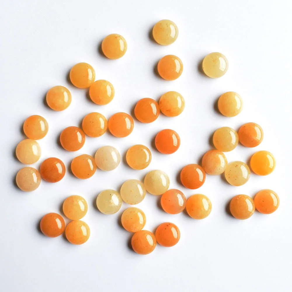 Fashion hight quality natural stone Yellow jade round cab cabochon beads for jewelry Accessories 8mm wholesale 50pcs/lot
Fashion hight quality natural stone Yellow jade round cab cabochon beads for jewelry Accessories 8mm wholesale 50pcs/lot