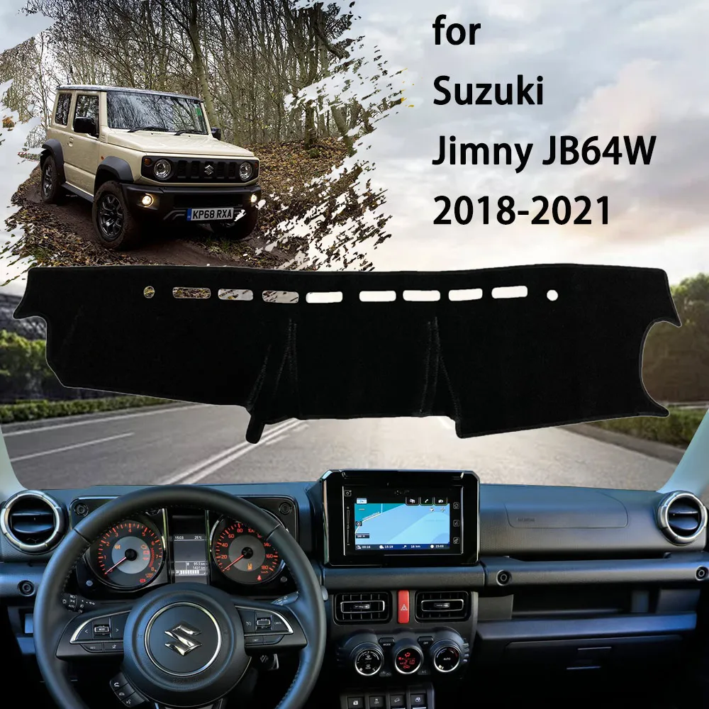 Dashboard Cover Dashmat Pad Avoid Light Carpet Non-slip Mat Sun Visor Parasol for Suzuki Jimny JB64W JB74W 2018 2019 2020 2021
Dashboard Cover Dashmat Pad Avoid Light Carpet Non-slip Mat Sun Visor Parasol for Suzuki Jimny JB64W JB74W 2018 2019 2020 2021