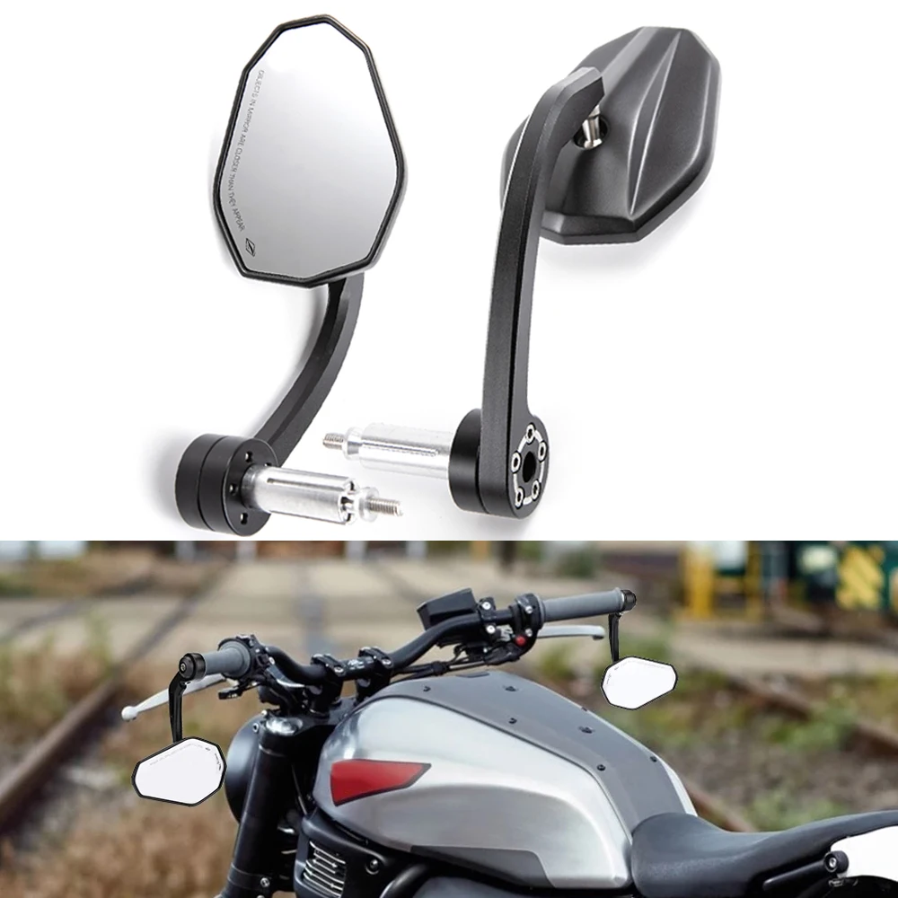 For MT09 MT07 R1200GS For HONDA CBR 600 Z1000 Z800 Universal Motorcycle Bar End Mirrors 7/8" 22mm Motorcycle Rear view Mirror
For MT09 MT07 R1200GS For HONDA CBR 600 Z1000 Z800 Universal Motorcycle Bar End Mirrors 7/8" 22mm Motorcycle Rear view Mirror