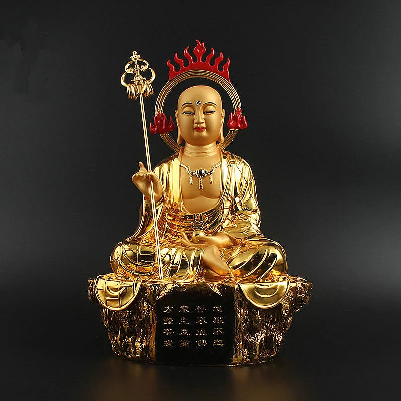 30.5cm Gold Plated Super Big Ksitigarbha Buddha Statue,Resin Sweeping Demon Figurines Mascot Home Putting Decoration
30.5cm Gold Plated Super Big Ksitigarbha Buddha Statue,Resin Sweeping Demon Figurines Mascot Home Putting Decoration