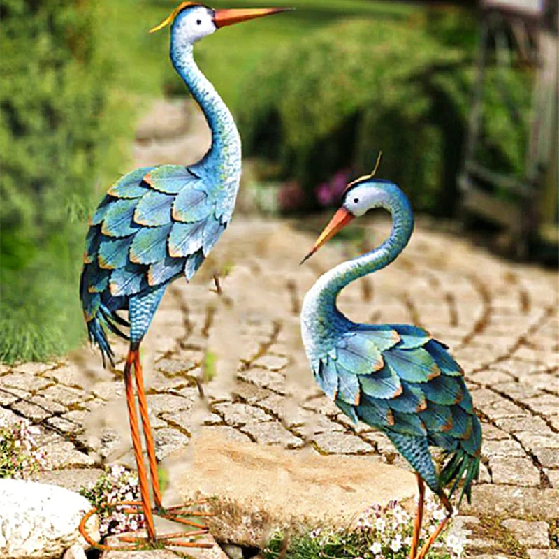 Outdoor Garden Decoration Wrought Iron Home Figurines Crane Floor-Standing Courtyard Layout Ornament Landscape Balcony Artware
Outdoor Garden Decoration Wrought Iron Home Figurines Crane Floor-Standing Courtyard Layout Ornament Landscape Balcony Artware