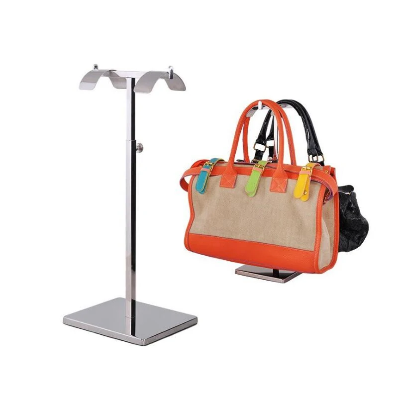 Stainless Steel Handbag Display Stand for Men and Women, T-type Backpack Display Rack, Wig Holder, Purse, Silk Scarf
Stainless Steel Handbag Display Stand for Men and Women, T-type Backpack Display Rack, Wig Holder, Purse, Silk Scarf