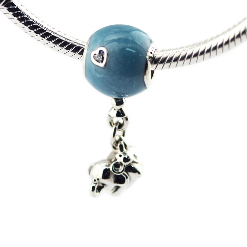 Elephant and Blue Balloon Charm Fits Original Silver Bracelets Mother's Day Gift Fashion Beads For Woman Sterling Silver Jewelry
Elephant and Blue Balloon Charm Fits Original Silver Bracelets Mother's Day Gift Fashion Beads For Woman Sterling Silver Jewelry