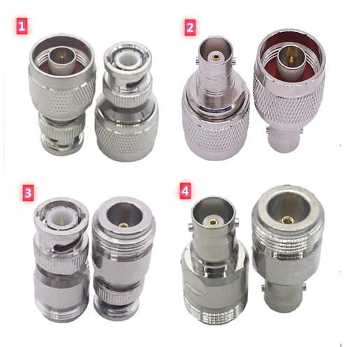 2pcs Adapter N to BNC Male Plug & Female Jack RF Coaxial connectors wholesale
2pcs Adapter N to BNC Male Plug & Female Jack RF Coaxial connectors wholesale