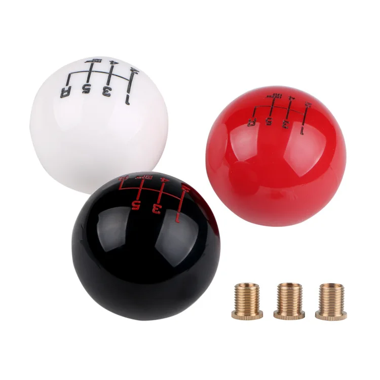 Universal 6 Speed Car Round Ball Gear Shift Knob Ball Short Throw Lever & M10X1.25 Thread
Universal 6 Speed Car Round Ball Gear Shift Knob Ball Short Throw Lever & M10X1.25 Thread