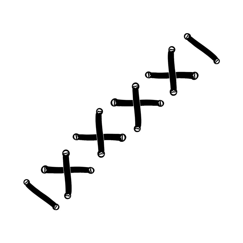 Interesting Car Sticker Zip Tie Stitches Laces Accessories Car Styling Decal Vinyl Car Window Cover Scratches PVC 18cm*4cm
Interesting Car Sticker Zip Tie Stitches Laces Accessories Car Styling Decal Vinyl Car Window Cover Scratches PVC 18cm*4cm