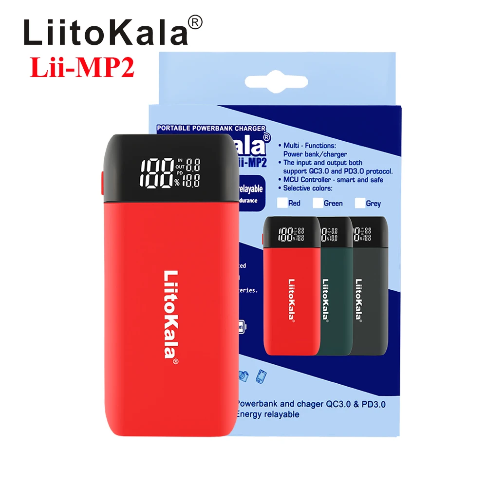 Быстрое зарядное устройство LiitoKala, внешний аккумулятор 18650, портативный вход типа C, QC3.0, зарядное устройство для аккумуляторов 18700, 20700, 21700
Быстрое зарядное устройство LiitoKala, внешний аккумулятор 18650, портативный вход типа C, QC3.0, зарядное устройство для аккумуляторов 18700, 20700, 21700