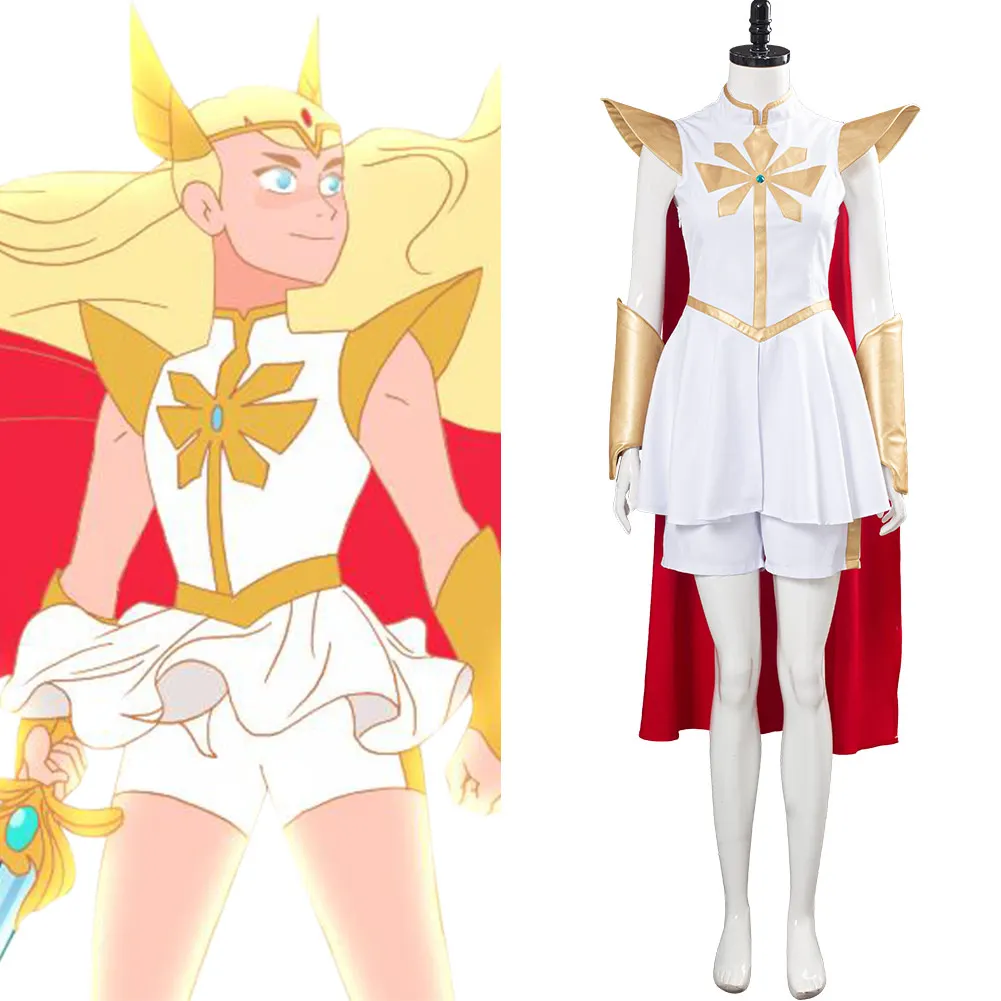 She-Ra - Princess of Power She Ra Cosplay Costume Dress Cloak Carnival Halloween Costume Fancy Dress Custom
She-Ra - Princess of Power She Ra Cosplay Costume Dress Cloak Carnival Halloween Costume Fancy Dress Custom