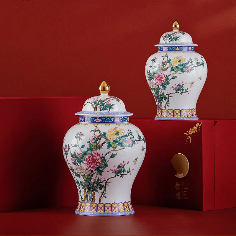 Creativity Enamel Ceramic Tea Storage Chinese Vintage Flower Painting Sealed Moisture-proof Tea Organizer Living Room Decoration
Creativity Enamel Ceramic Tea Storage Chinese Vintage Flower Painting Sealed Moisture-proof Tea Organizer Living Room Decoration