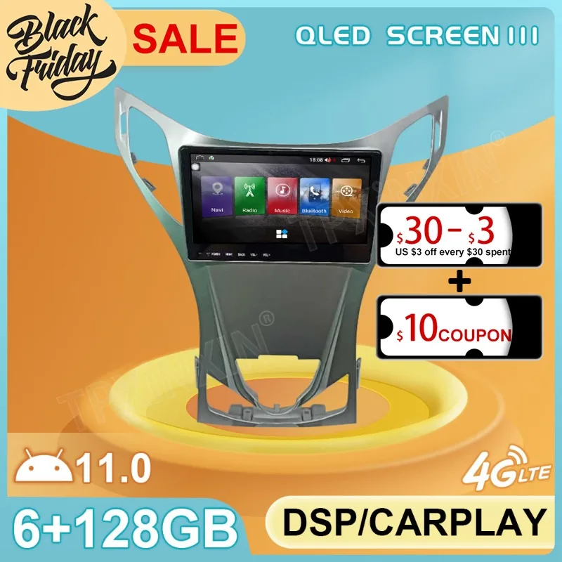 Android 11.0 6G+128GB For Hyundai Azera 2011 2012 Car GPS Navigation Carplay Auto Radio Stereo Video Multimedia Player Head Unit
Android 11.0 6G+128GB For Hyundai Azera 2011 2012 Car GPS Navigation Carplay Auto Radio Stereo Video Multimedia Player Head Unit