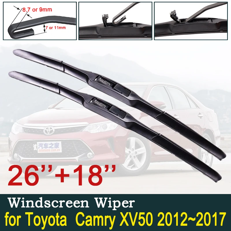 Для Toyota Camry 50 XV50 2012 ~ 2017 автомобильные щетки стеклоочистителя переднего стекла дворники автомобильные аксессуары 2016 2015 2014 2013 XV 50
Для Toyota Camry 50 XV50 2012 ~ 2017 автомобильные щетки стеклоочистителя переднего стекла дворники автомобильные аксессуары 2016 2015 2014 2013 XV 50