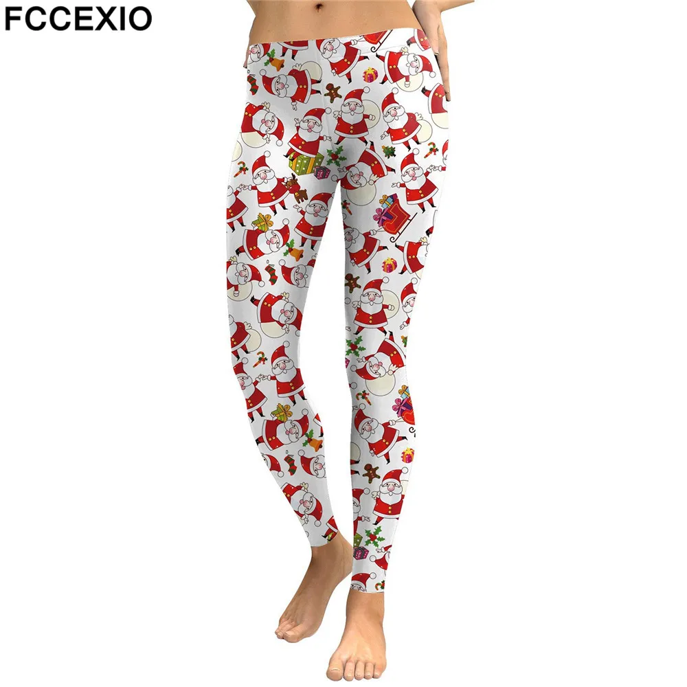 FCCEXIO Cute Christmas Leggings Women New Year Fitness Pants Fashion 3d Print Sexy Slim Leggings Elastic Workout Xmas Legins
FCCEXIO Cute Christmas Leggings Women New Year Fitness Pants Fashion 3d Print Sexy Slim Leggings Elastic Workout Xmas Legins