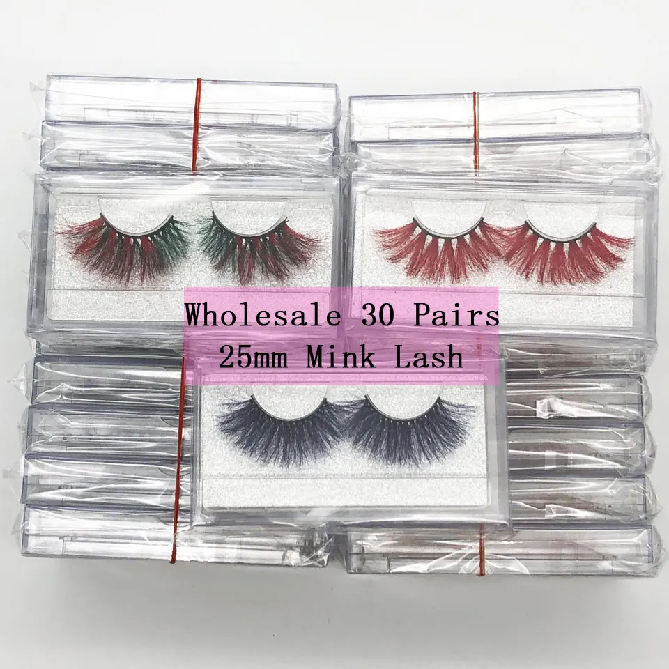 Makeup Wholesale Mink Eyelashes Beauty 25mm Mink Eyelashes Colorful 3D MinK Lashes Box Packaging False Eyelash Extension 5D Lash
Makeup Wholesale Mink Eyelashes Beauty 25mm Mink Eyelashes Colorful 3D MinK Lashes Box Packaging False Eyelash Extension 5D Lash