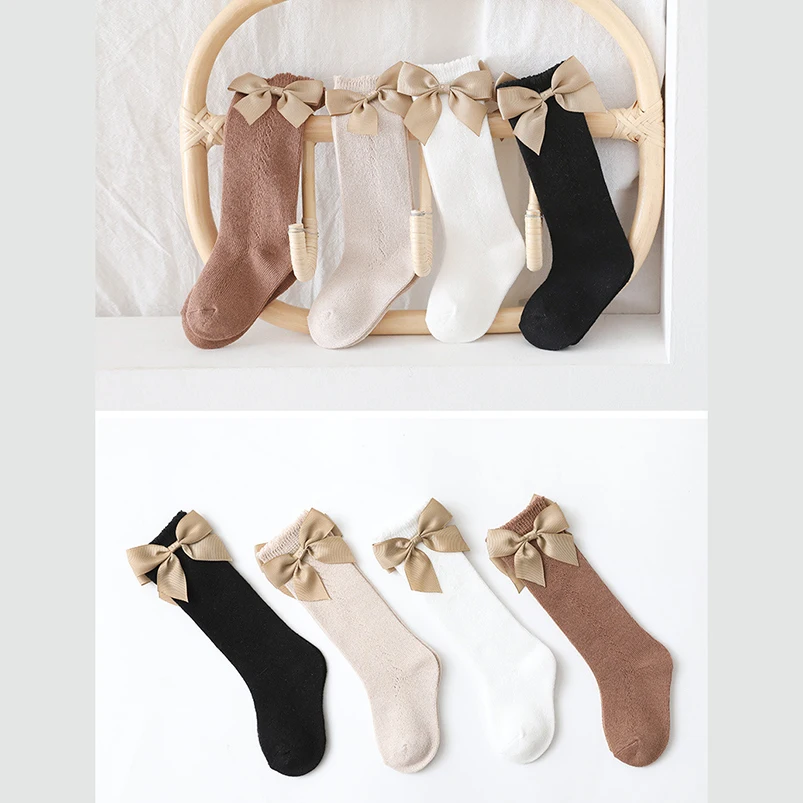 Summer Baby Girls Socks Toddlers Bow Long Sock Kids Knee High Soft Cotton Mesh Spanish Style Children Breathable Socks 0-6 Years
Summer Baby Girls Socks Toddlers Bow Long Sock Kids Knee High Soft Cotton Mesh Spanish Style Children Breathable Socks 0-6 Years