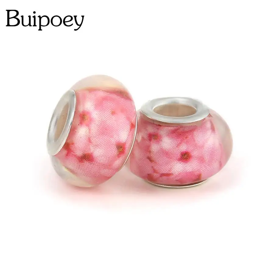 Buipoey 2pcs/lot Quality Pink Peach Blossom Acrylic Bead Big Hole Straight Beaded Diy Bracelet Bangle Jewelry Making Accessory
Buipoey 2pcs/lot Quality Pink Peach Blossom Acrylic Bead Big Hole Straight Beaded Diy Bracelet Bangle Jewelry Making Accessory