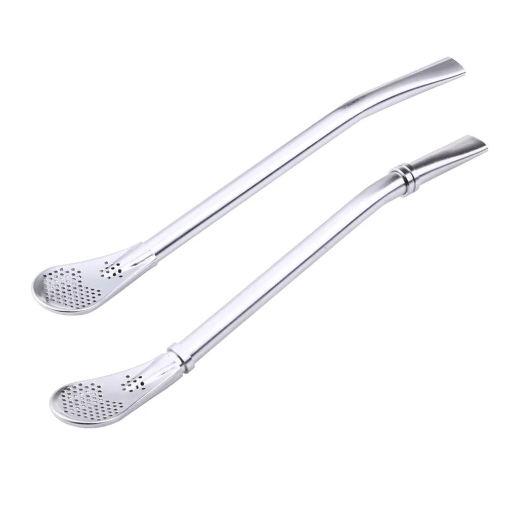 Stainless Steel Drinking Straw Spoon Tea Filter Yerba Mate Tea Straws Bombilla Gourd Reusable Tea Tools Bar Accessories
Stainless Steel Drinking Straw Spoon Tea Filter Yerba Mate Tea Straws Bombilla Gourd Reusable Tea Tools Bar Accessories
