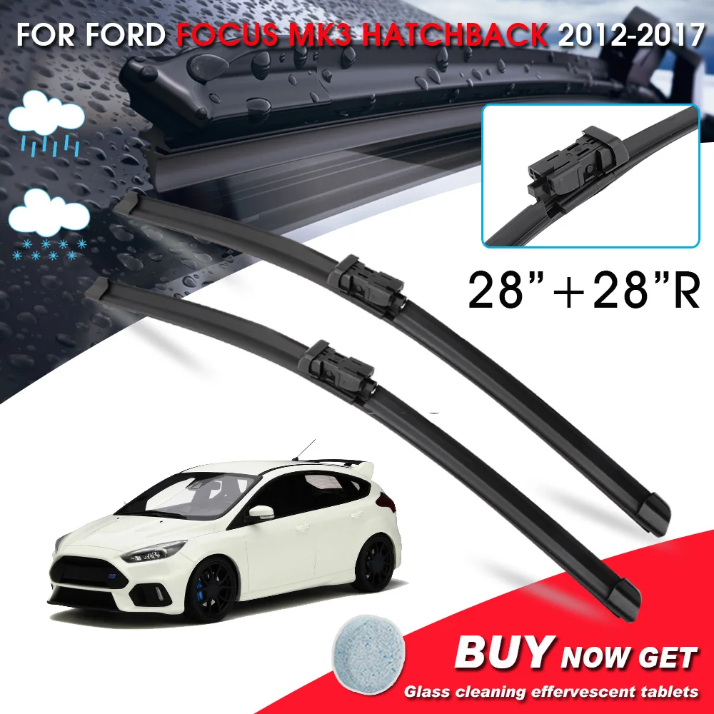 BROSHOO Car Window Windshield Wipers Blade For Ford FOCUS MK3 Hatchback 28"+28"R LHD&RHD Car Model 2012-2017 Auto Accessories
BROSHOO Car Window Windshield Wipers Blade For Ford FOCUS MK3 Hatchback 28"+28"R LHD&RHD Car Model 2012-2017 Auto Accessories