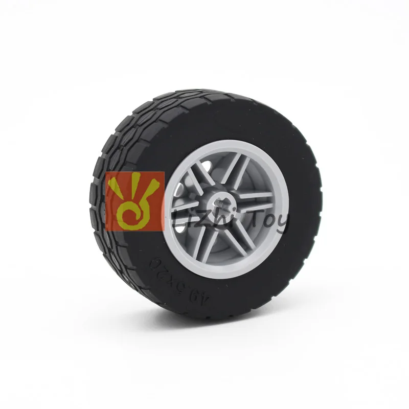 Blocks Technology Parts 56145+15413 49.5x20mm Tire Wheel Educational Toys Car Bulk Compatible All Brands Mechanical Parts
Blocks Technology Parts 56145+15413 49.5x20mm Tire Wheel Educational Toys Car Bulk Compatible All Brands Mechanical Parts