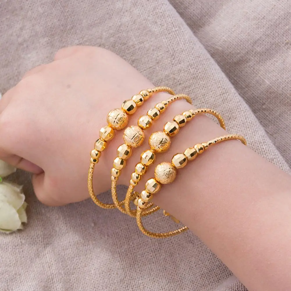 4PCS 24K African Arab Kids Baby/Girls Jewelry Gold Color Bangles For Kids Bangle & Bracelets Ethiopian Jewelry for Children
4PCS 24K African Arab Kids Baby/Girls Jewelry Gold Color Bangles For Kids Bangle & Bracelets Ethiopian Jewelry for Children