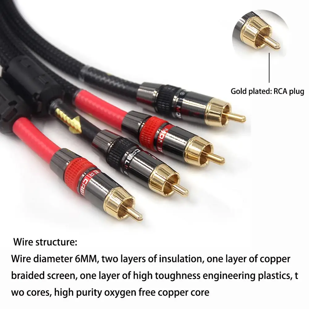 Colleimage HIFI Чистая медь Аудио соединительный кабель 2rca до 2rca Кабель RCA Высококачественный CD DVD-усилитель Соединительный аудиокабель
Colleimage HIFI Чистая медь Аудио соединительный кабель 2rca до 2rca Кабель RCA Высококачественный CD DVD-усилитель Соединительный аудиокабель