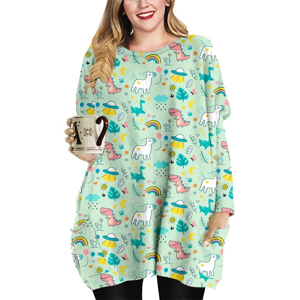 SOJINM Autumn Women Dress Loose 3D Printing Mini Dresses Casual O-Neck Long Sleeve Dresses Beach Lady Dress
SOJINM Autumn Women Dress Loose 3D Printing Mini Dresses Casual O-Neck Long Sleeve Dresses Beach Lady Dress