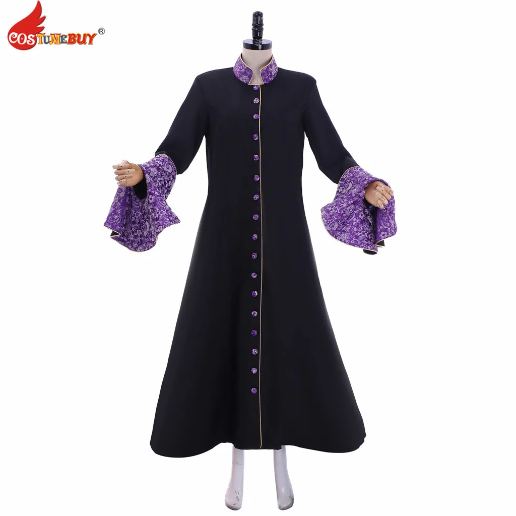 Costumebuy Women Clergy Cassock Trumpt Sleeve Medieval Priest Robe Halloween Cosplay Costume Cloak
Costumebuy Women Clergy Cassock Trumpt Sleeve Medieval Priest Robe Halloween Cosplay Costume Cloak