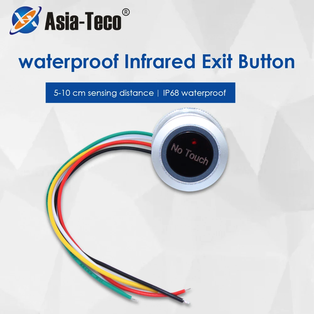 Infrared Sensor Exit Button IP68 Waterproof Stainless Steel Access Control System Contactless Exit Button Switch
Infrared Sensor Exit Button IP68 Waterproof Stainless Steel Access Control System Contactless Exit Button Switch