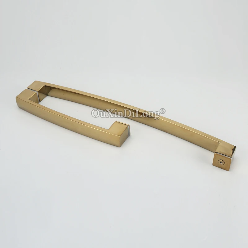 304 Stainless Steel Shower Glass Sliding Door Handles L Shape Glass Door Pull / Push Handles,GLASS MOUNT Titanium Gold
304 Stainless Steel Shower Glass Sliding Door Handles L Shape Glass Door Pull / Push Handles,GLASS MOUNT Titanium Gold