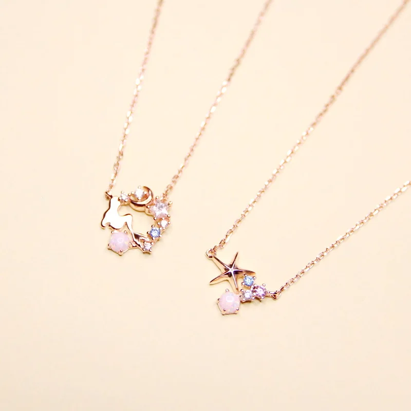 Anime Cartoon The Little Mermaid 925 Sterling Silver Necklace Pendant Jewelry Cosplay Accessories For Women Girls Birthday Gifts
Anime Cartoon The Little Mermaid 925 Sterling Silver Necklace Pendant Jewelry Cosplay Accessories For Women Girls Birthday Gifts