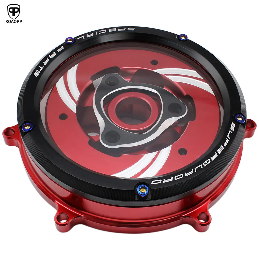 ROAOPP CNC Racing Clear Clutch Cover & Spring Retainer Ring for Ducati 1199 Panigale R S Superleggera
ROAOPP CNC Racing Clear Clutch Cover & Spring Retainer Ring for Ducati 1199 Panigale R S Superleggera