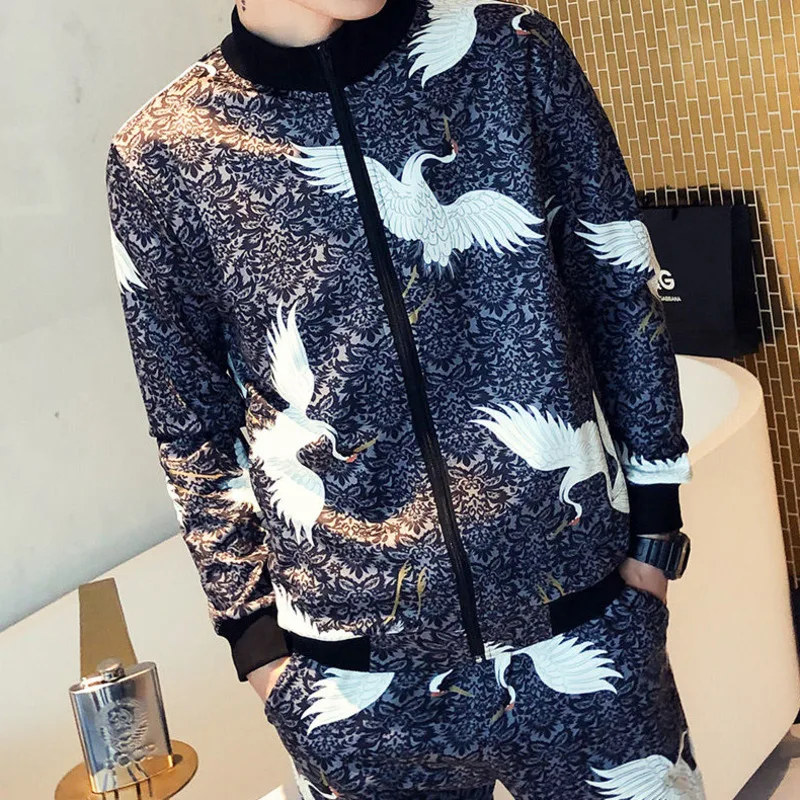 Style Casual Korean Flower 2 Piece Sets Sport Suit Jacket + Pant Chandal Hombre Tracksuit Men Moda Hombre Ropa De Hombre Men Set
Style Casual Korean Flower 2 Piece Sets Sport Suit Jacket + Pant Chandal Hombre Tracksuit Men Moda Hombre Ropa De Hombre Men Set